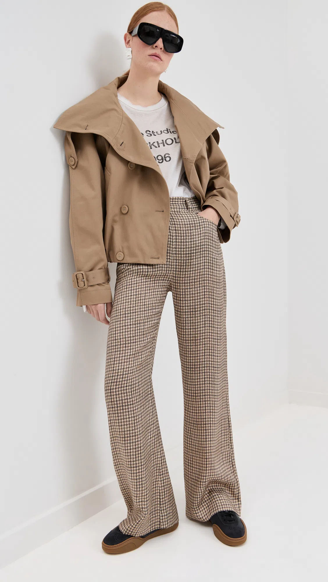 SAINT LAURENT Mica Cat-eye Acetate Sunglasses In Black