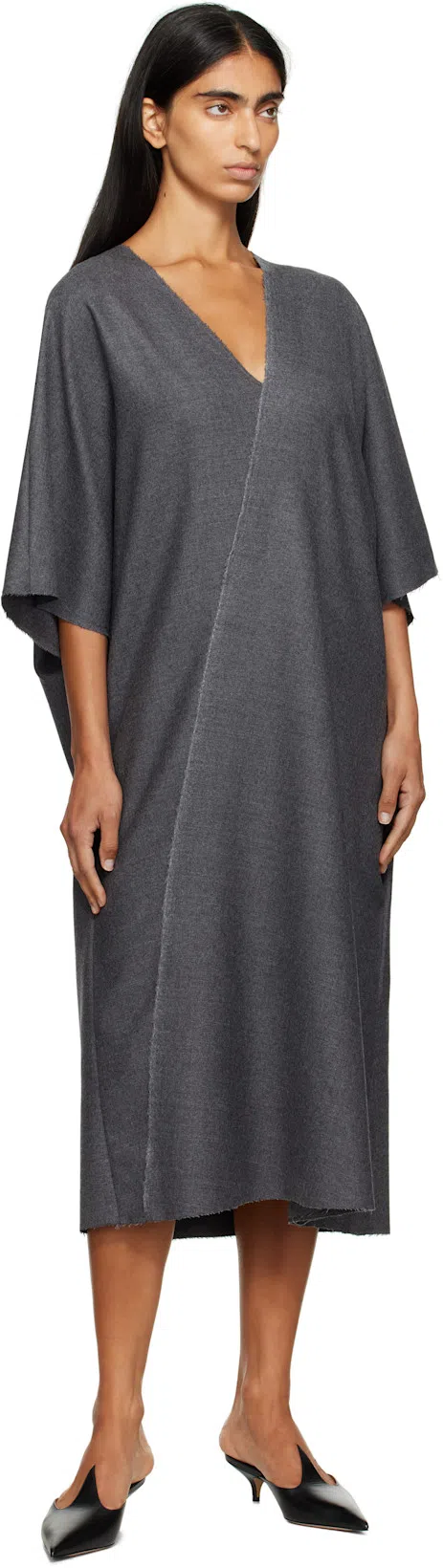 FERRAGAMO Dorye Leather Mule Pumps In Black