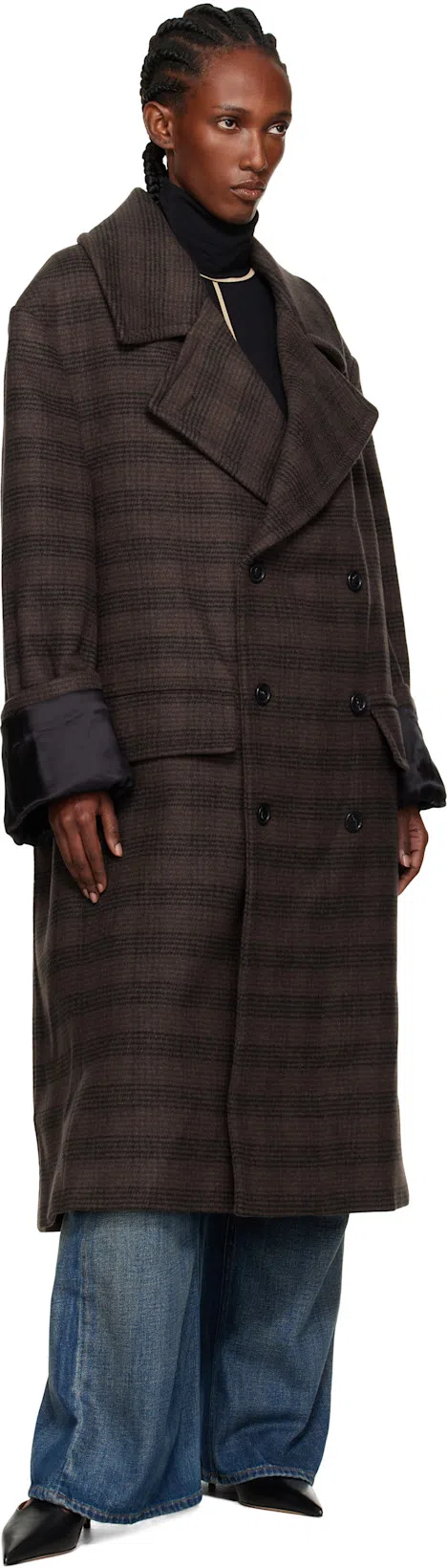 FERRAGAMO Dorye Leather Mule Pumps In Black