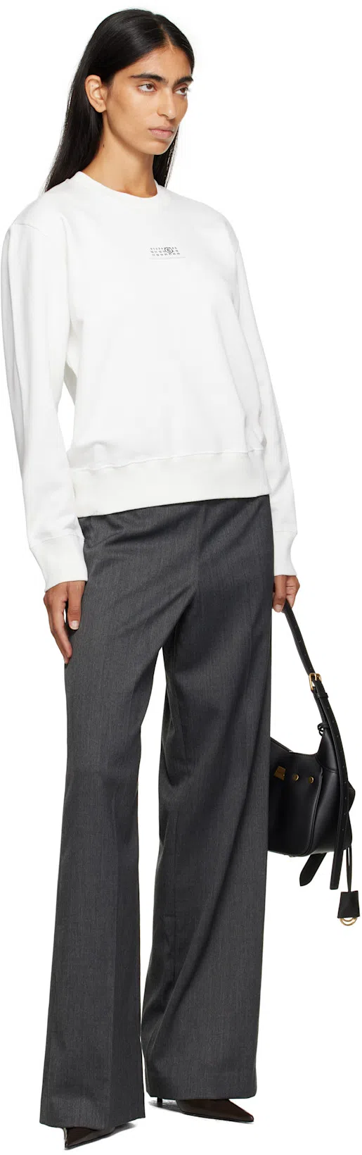 BALENCIAGA Small Bel Air Shoulder Bag In Black