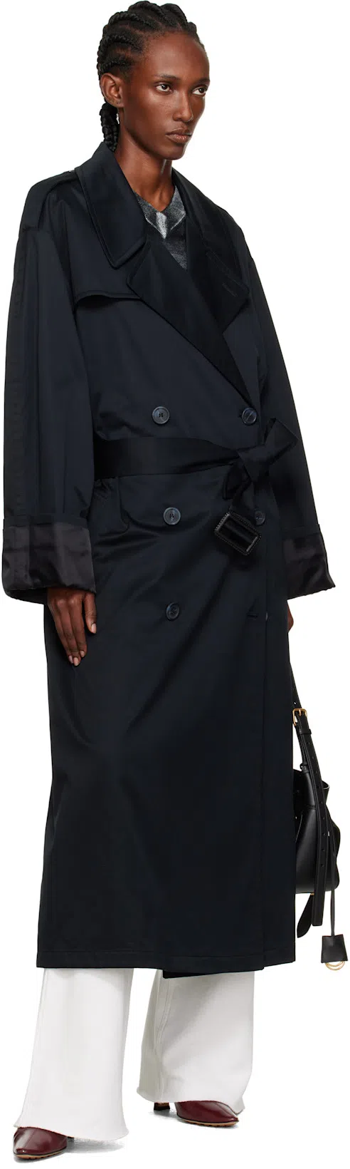 BALENCIAGA Small Bel Air Shoulder Bag In Black