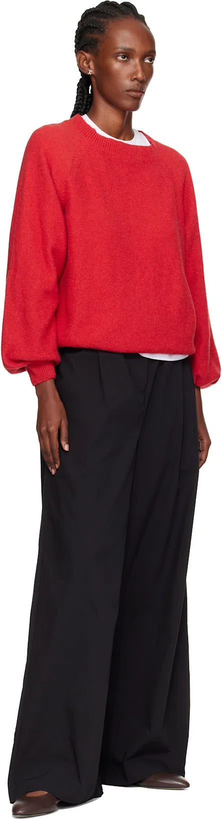 TOTÊME Classic Long-sleeve Lyocell And Cotton T-shirt In White