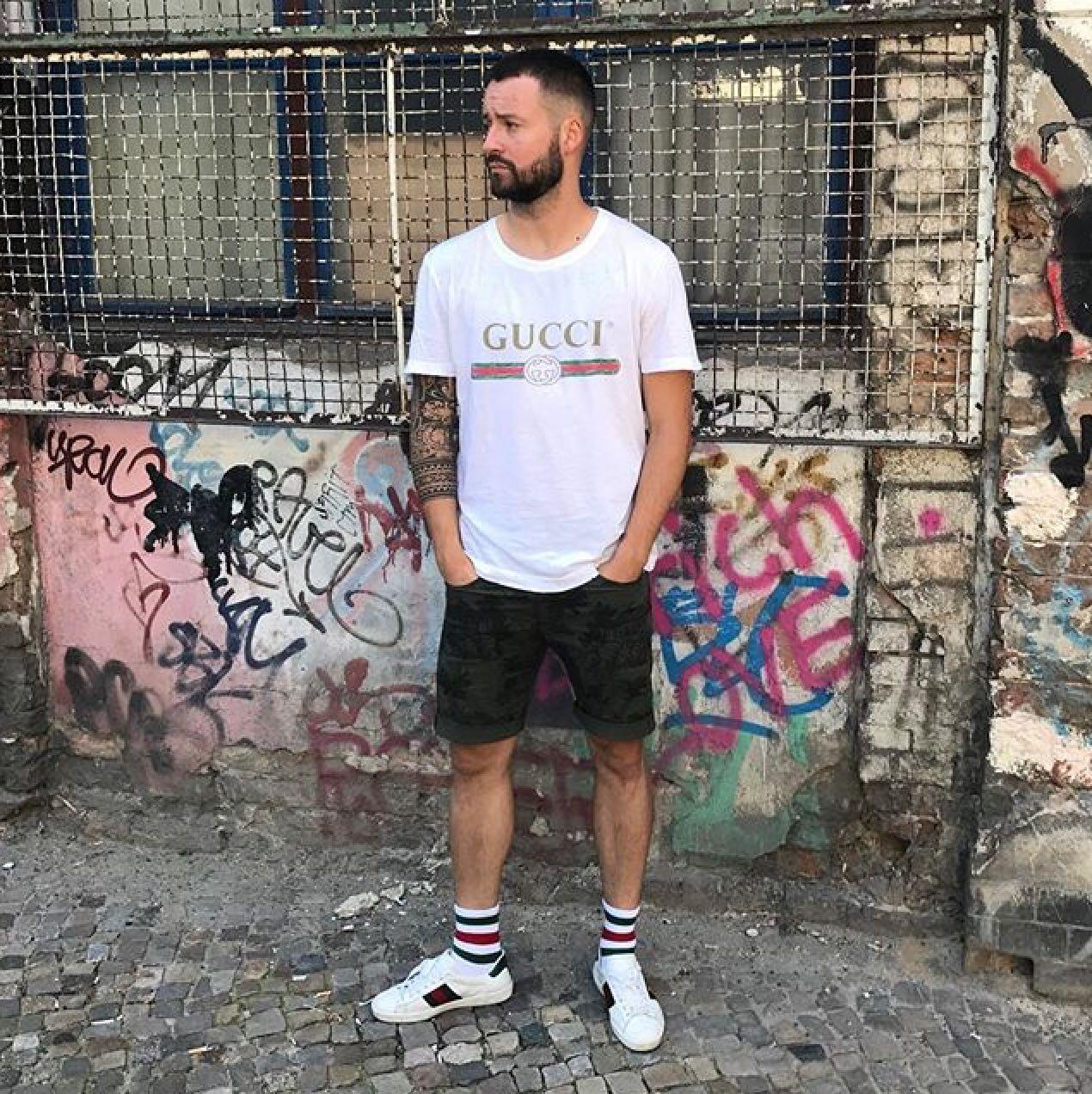 GUCCI Women Ace Leather Sneakers In Multi