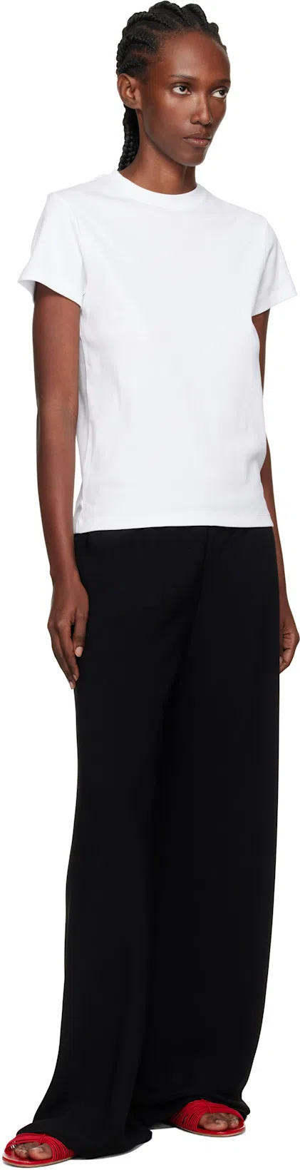 THE ROW Gala High-rise Wide-leg Cady Pants In Black