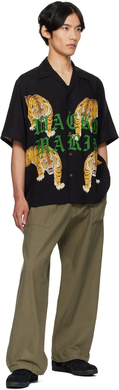 LEMAIRE Men Cotton Tank Top In Nero