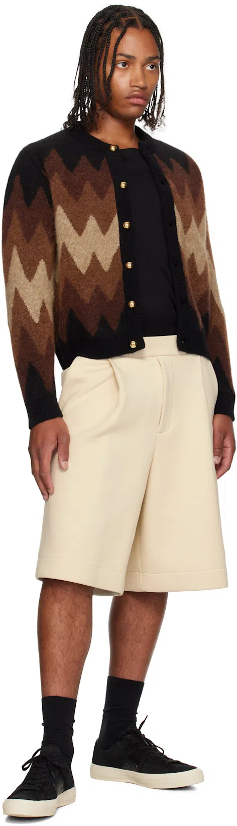 TOM FORD Logo-print Low-top Sneakers In Black