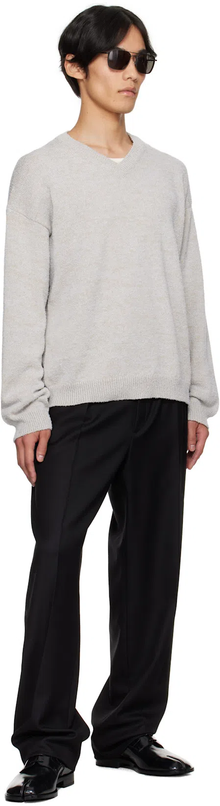 MAISON MARGIELA Brogue Lace Ups In Black