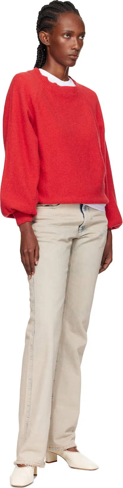 TOTÊME Classic Long-sleeve Lyocell And Cotton T-shirt In White