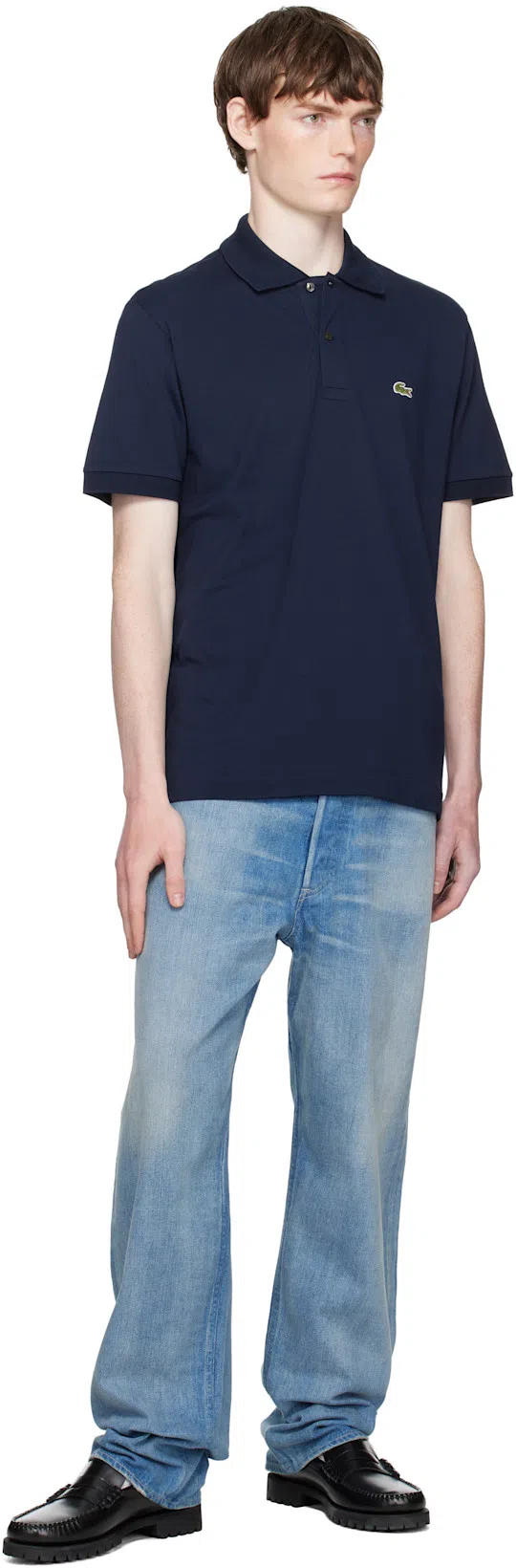 LACOSTE Hugo Boss Men Nude Polyester Blend Sweater In Brown