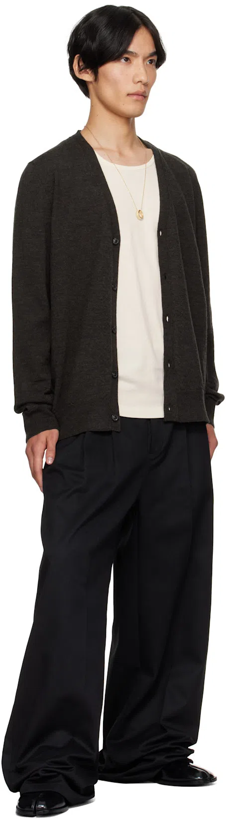 MAISON MARGIELA Brogue Lace Ups In Black