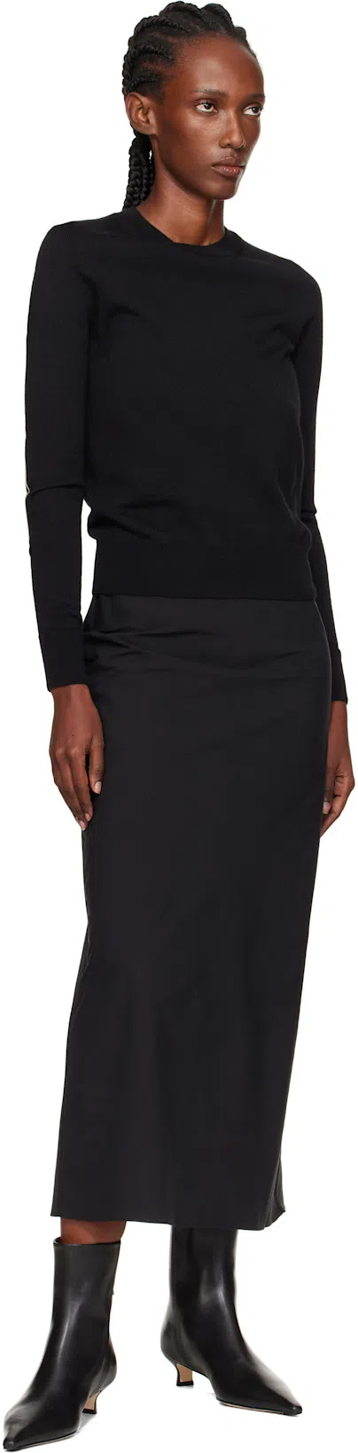 AEYDE Elina 55 Leather Ankle Boots In Black