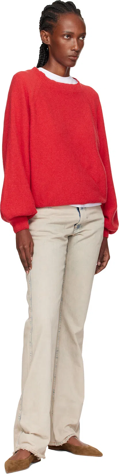 TOTÊME Classic Long-sleeve Lyocell And Cotton T-shirt In White