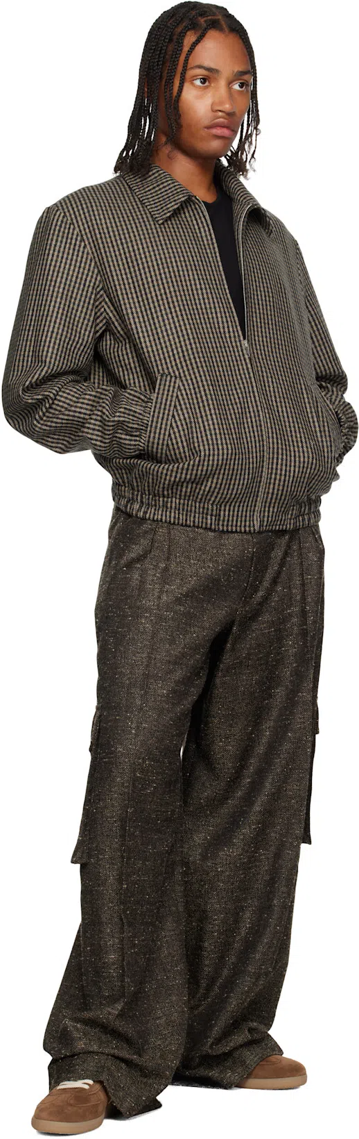 TOM FORD Sneakers With Suede Inserts In Animal Print