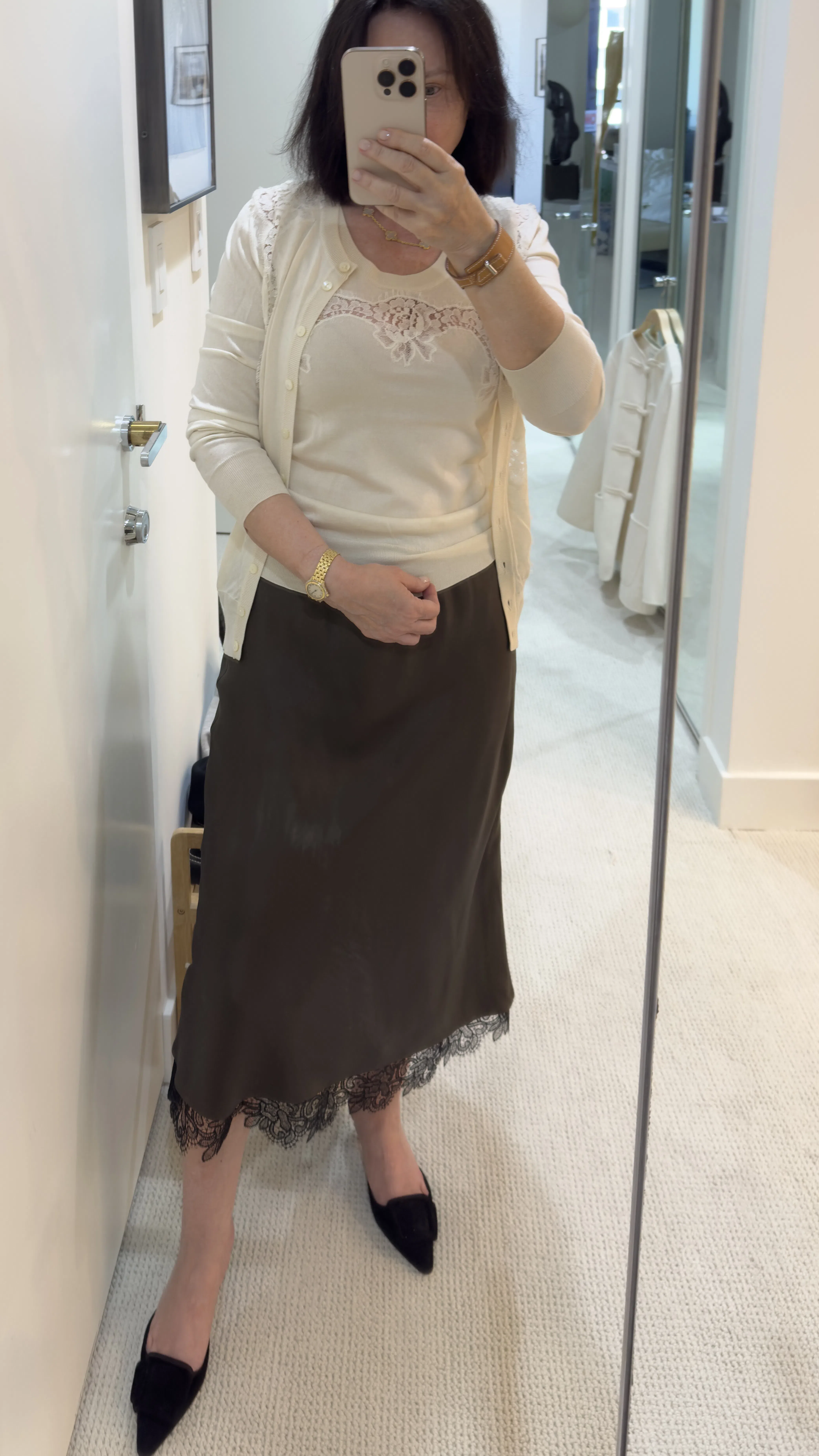 MANOLO BLAHNIK 50mm Maysale Velvet Mules In Grey