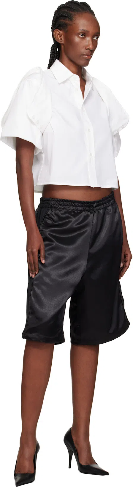 MM6 MAISON MARGIELA Mm6 By Maison Margiela White Cotton Oversize Fit Shirt