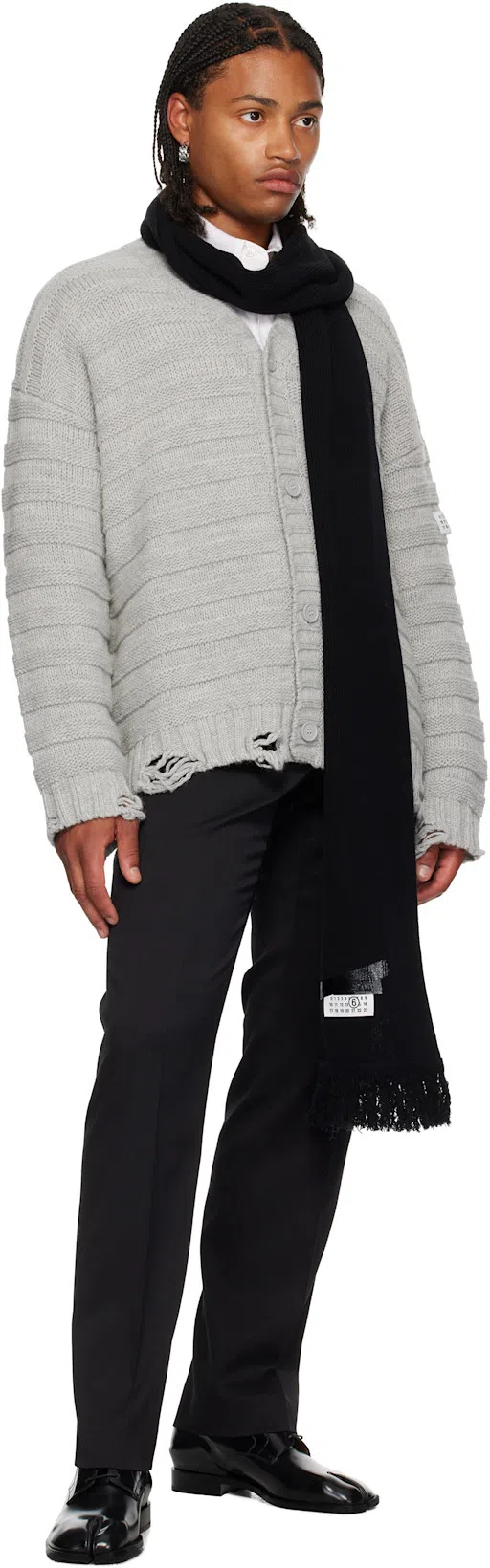 MAISON MARGIELA Brogue Lace Ups In Black