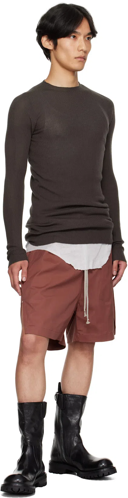 RICK OWENS Black Concordians Army Creeper Boots