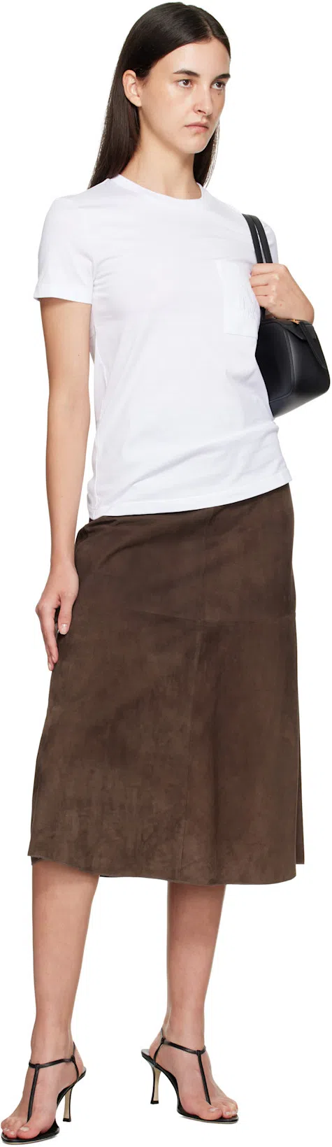 MAX MARA Logo T-shirt In White