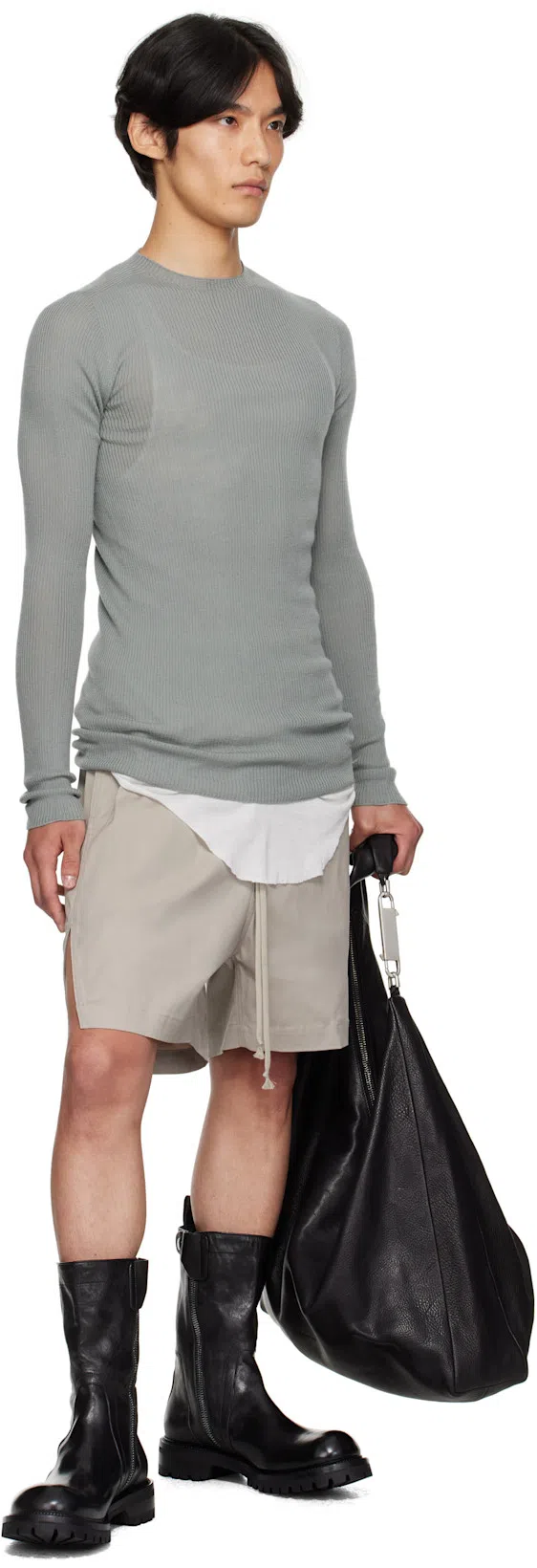 RICK OWENS Black Concordians Army Creeper Boots