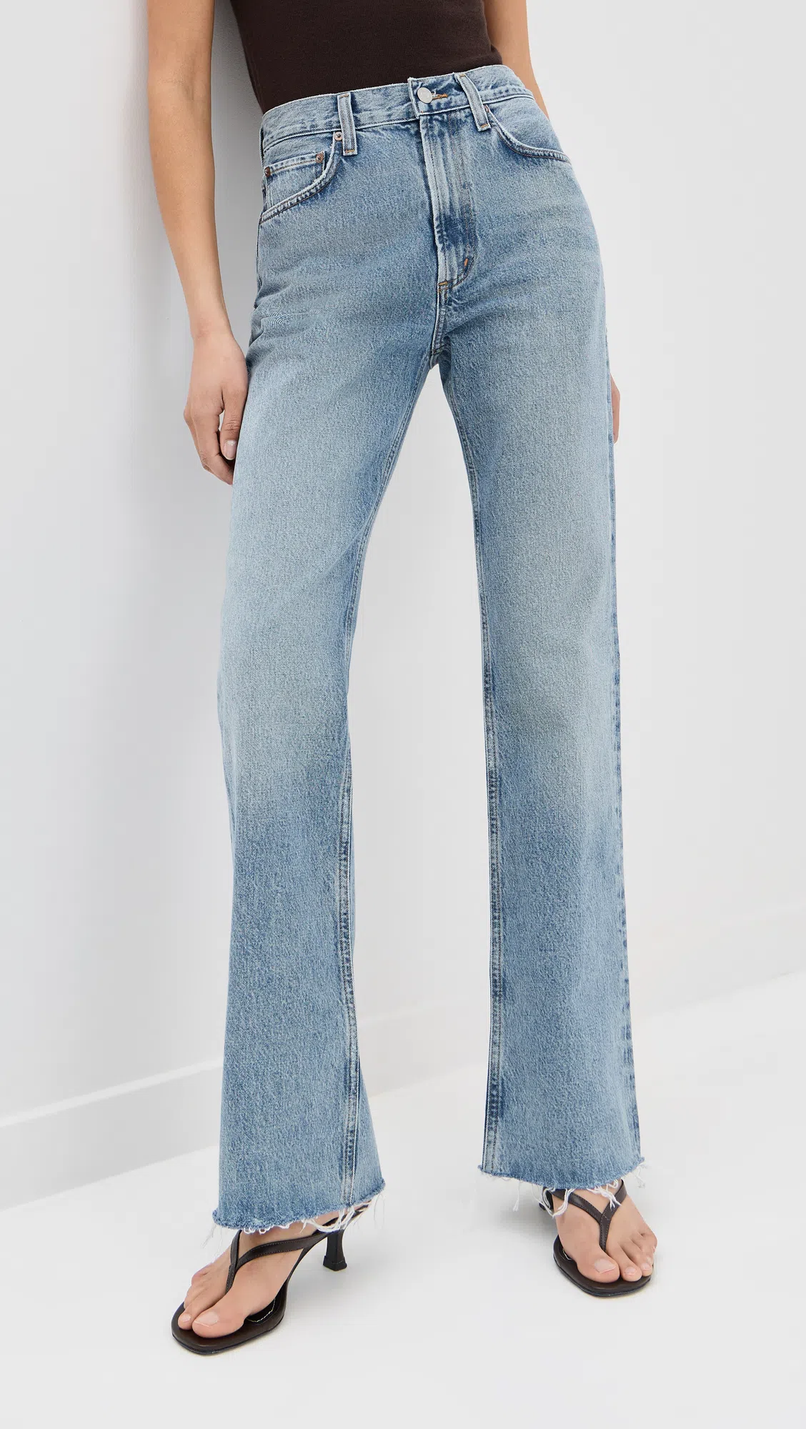 SIMKHAI 65mm Carey Chain-detail Leather Sandals In Multi