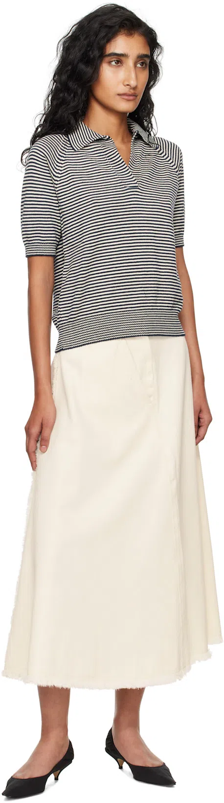 THE ROW Brown Liisa Kitten Heels