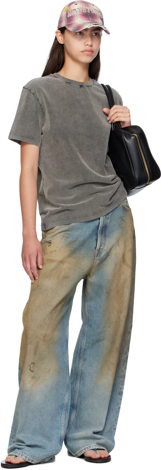 ACNE STUDIOS 2023f Fn Penicillin Jeans Mid Blue In 863 Mid Blue