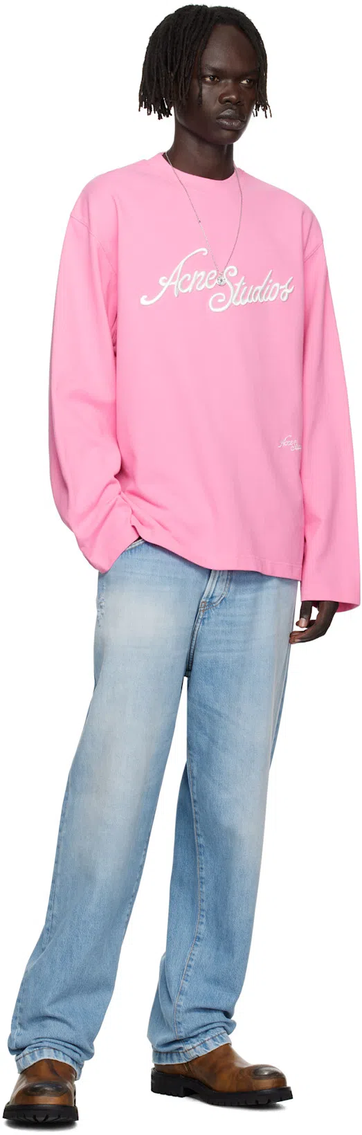 ACNE STUDIOS Blue Loose-fit 1991 Toj Jeans In 228 Light Blue