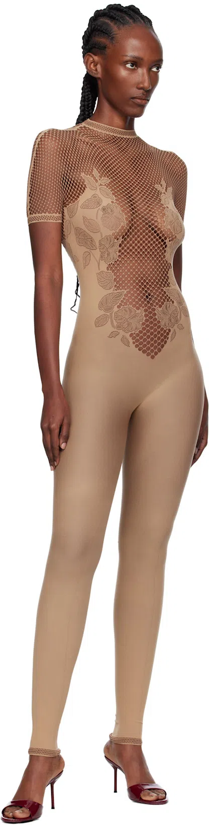 PARIS TEXAS Woman Sandals Burgundy Size 8 Leather In Red