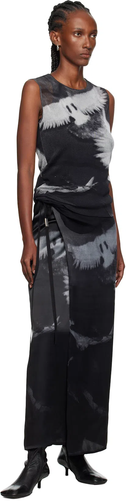 ANN DEMEULEMEESTER Sleeveless Vest In Black