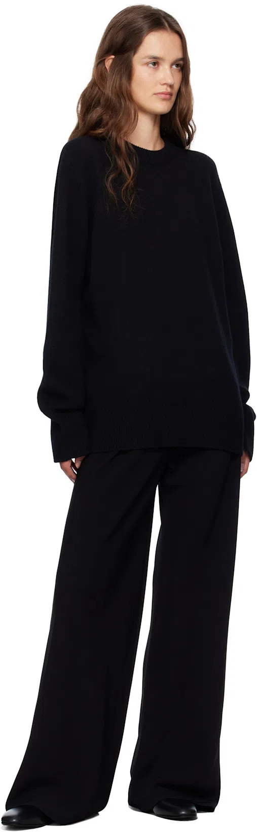 THE ROW Boheme Mj Ballet Flats In Nappa Leather In Black