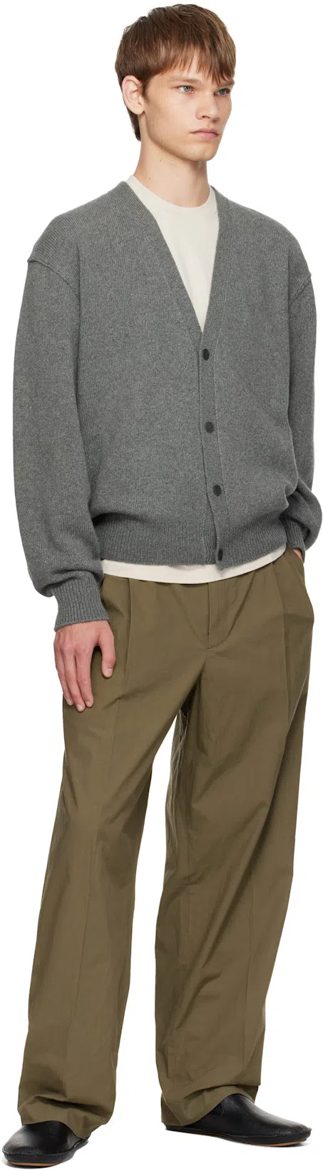 THE ROW Boxy Cut Cotton T-shirt With Short Sleeves In White