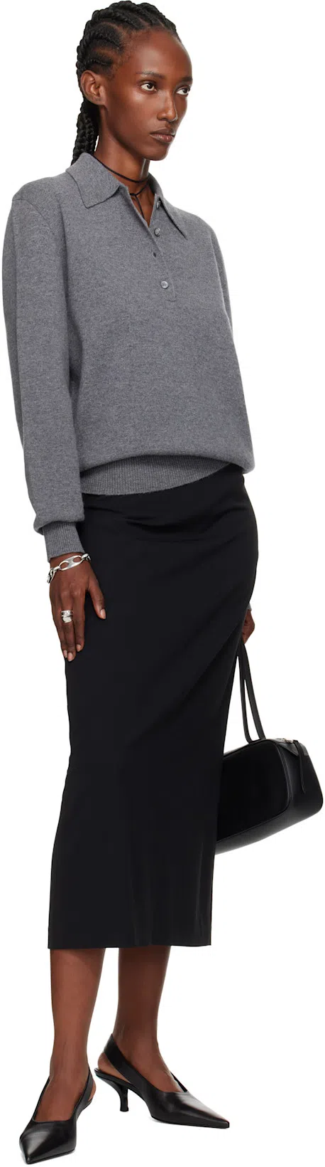 TOTÊME Toteme Classic Slingbacks In Black