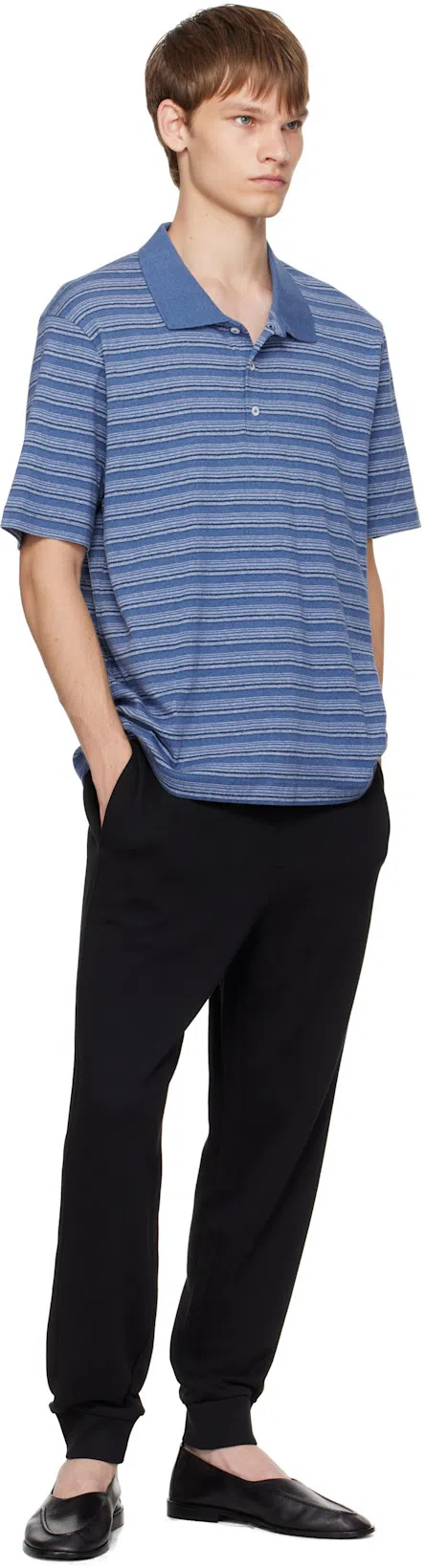 LEMAIRE Men Cotton Tank Top In Nero