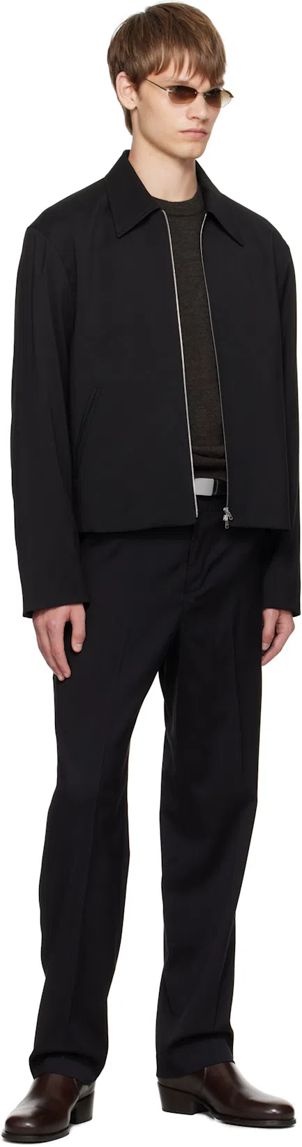 OUR LEGACY Virgin Wool Layering Jacket In Black