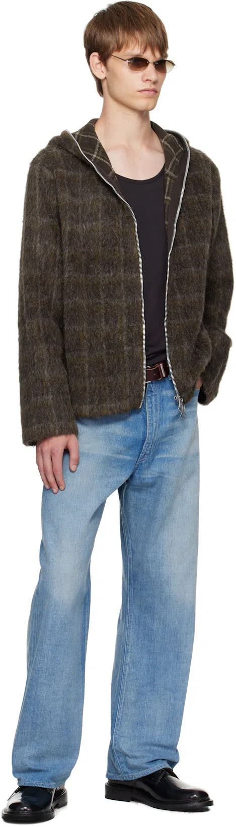 LEMAIRE Men Cotton Tank Top In Nero