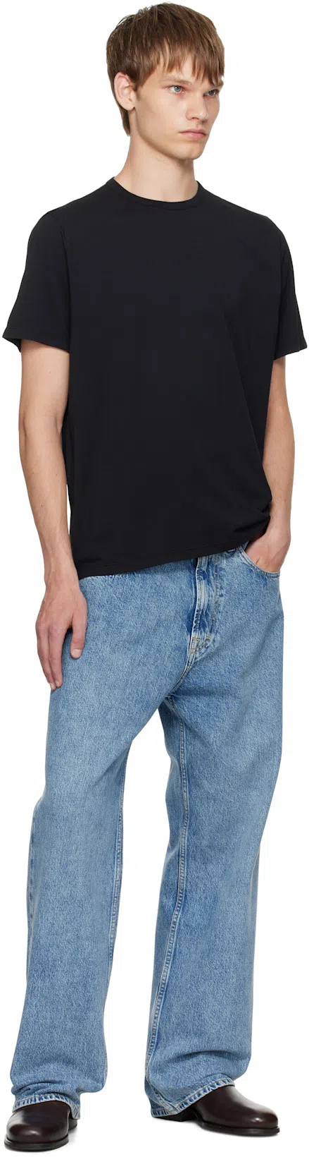 OUR LEGACY New Box T-shirt In Black In Nero