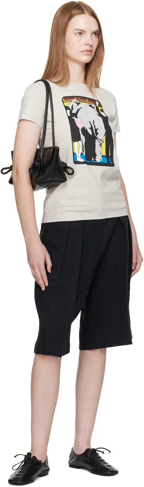 HEREU Fleca Shoulder Bag In Black