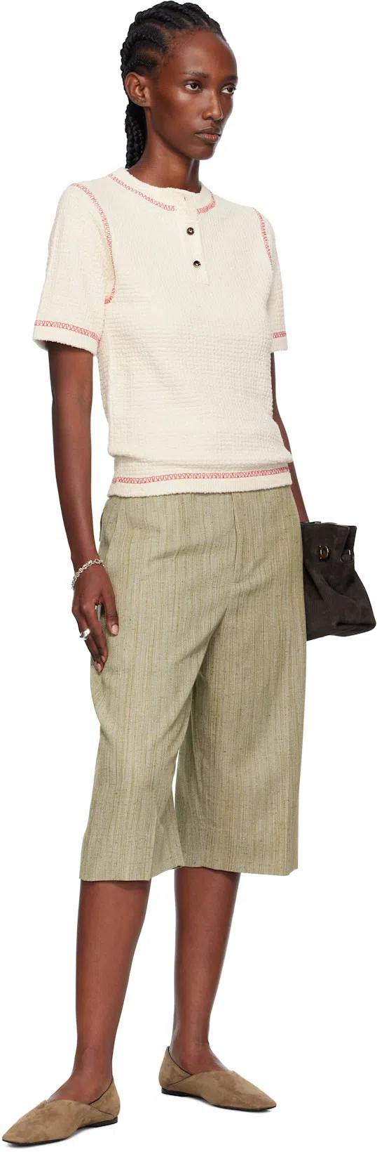 SOPHIE BUHAI Silver Small Circle Link Bracelet In Sterling Silver