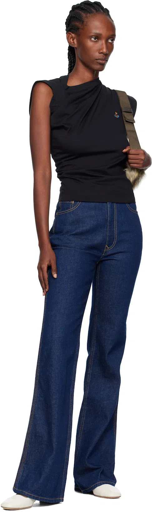 VIVIENNE WESTWOOD Top Hebo In Black