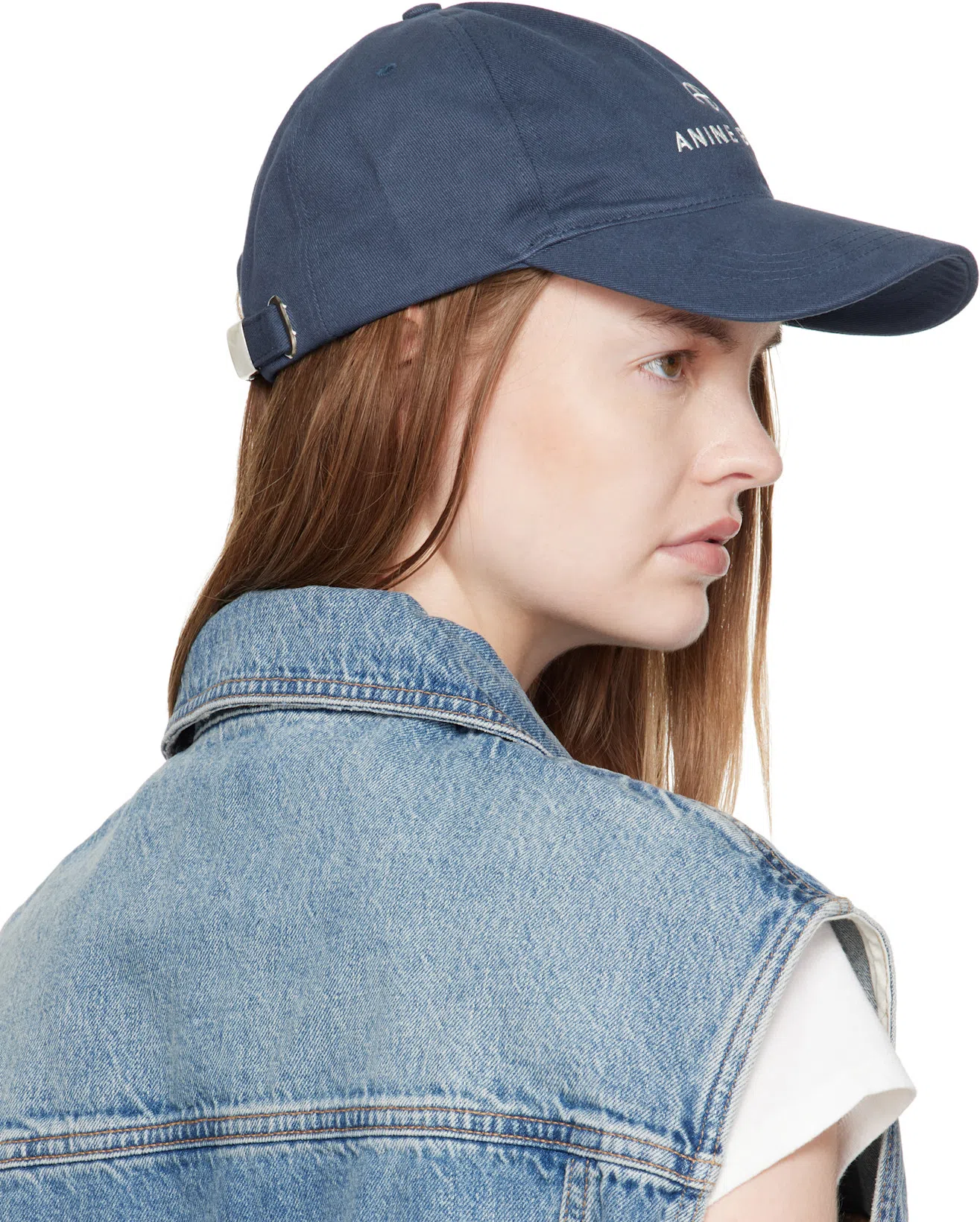 ANINE BING Rory Vest Summer Indigo In Blue