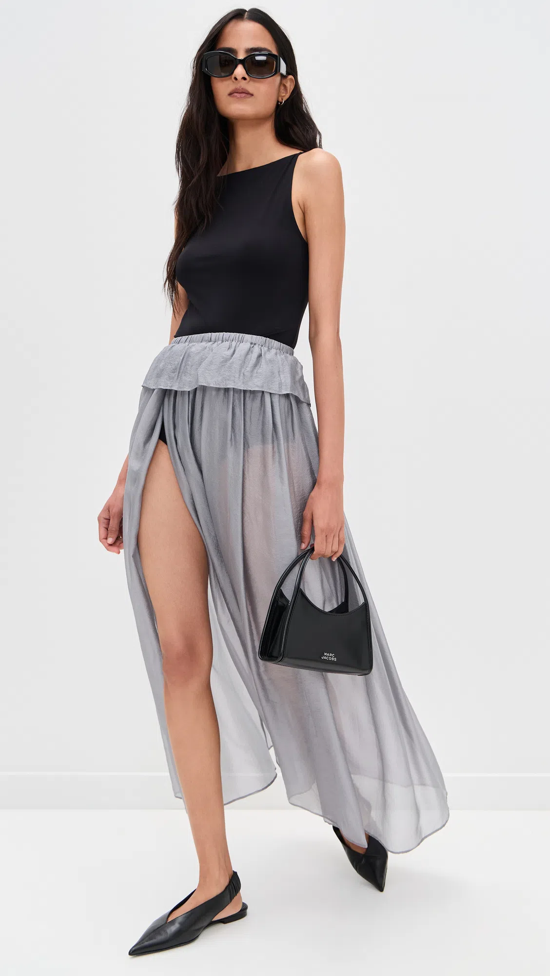 AEYDE Catrina Slingback Pumps In Black