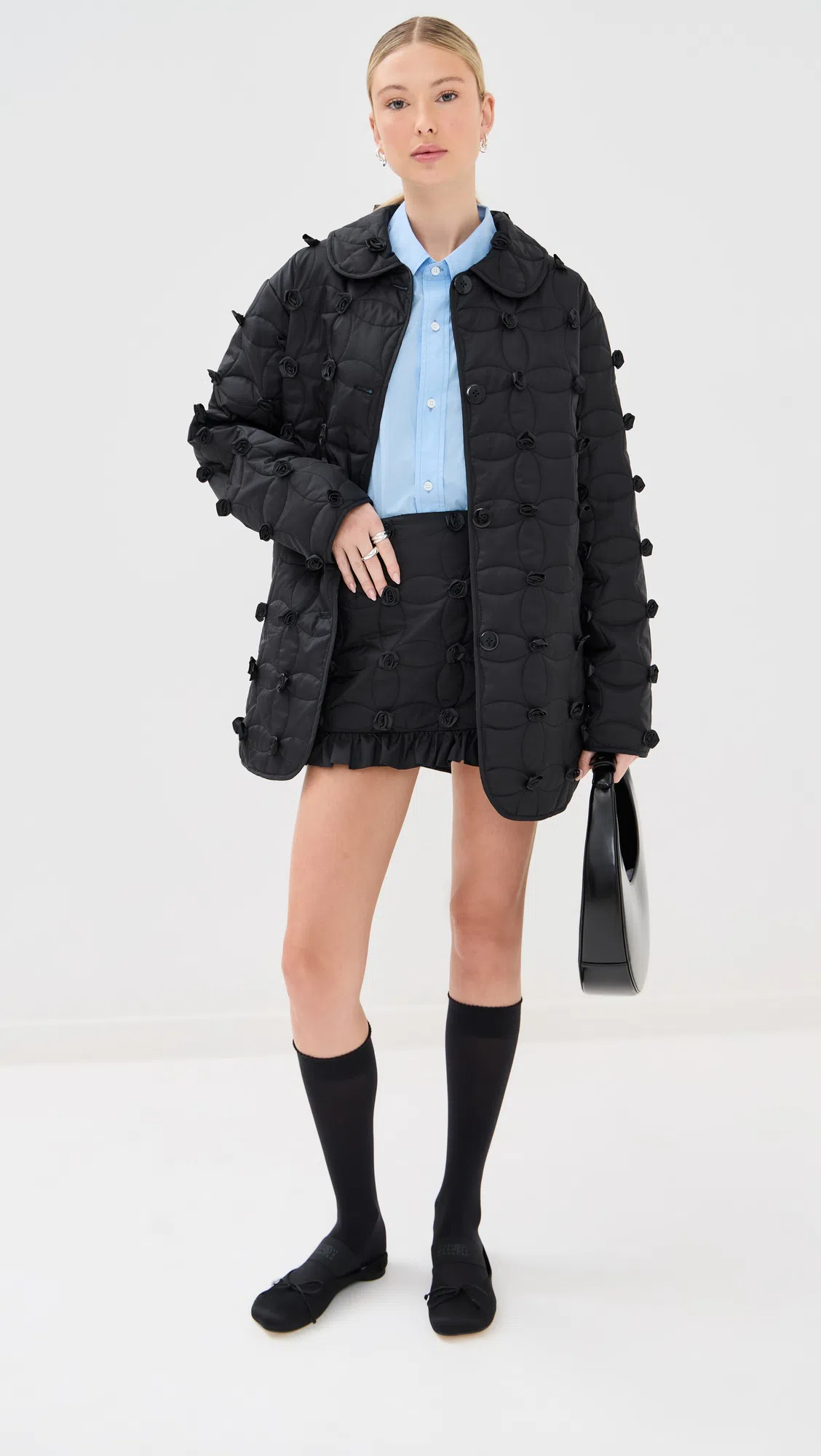 MARNI Patent-finish Ballerina Shoes In Black