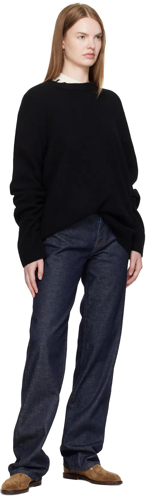 ANINE BING Womens Blk Stripe French Terry Myers Cropped Cotton-blend T-shirt Xs In Neutral