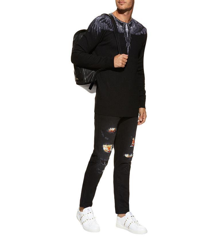 VALENTINO GARAVANI Valentino Rockstud Untitled Leather Sneaker In White