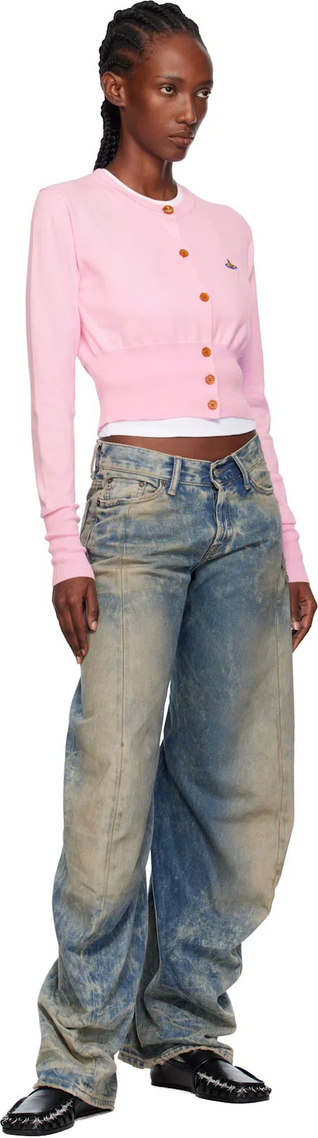 VIVIENNE WESTWOOD Ribbed Tank Top In White