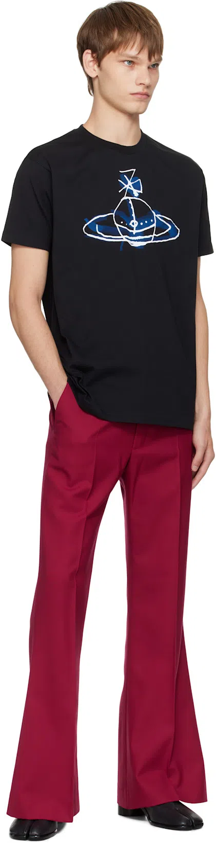 MAISON MARGIELA Vintage Leather Tabi Boots In Black