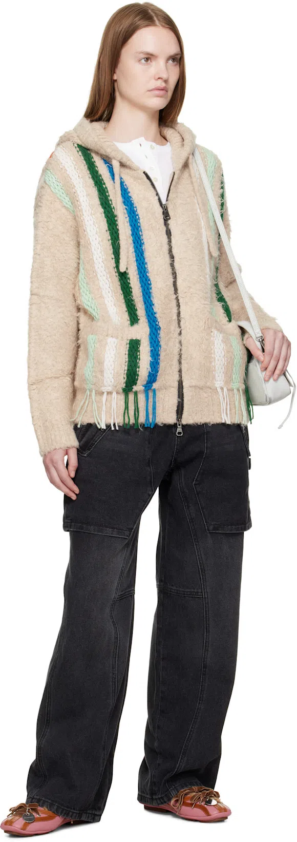 ACNE STUDIOS Balmain Balmain Grey High-neck Wool Sweater With Gold Buttons In Gray