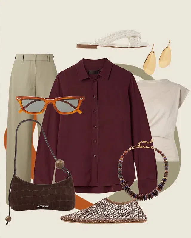 AGOLDE Beth Draped Organic Cotton-jersey T-shirt In Brown