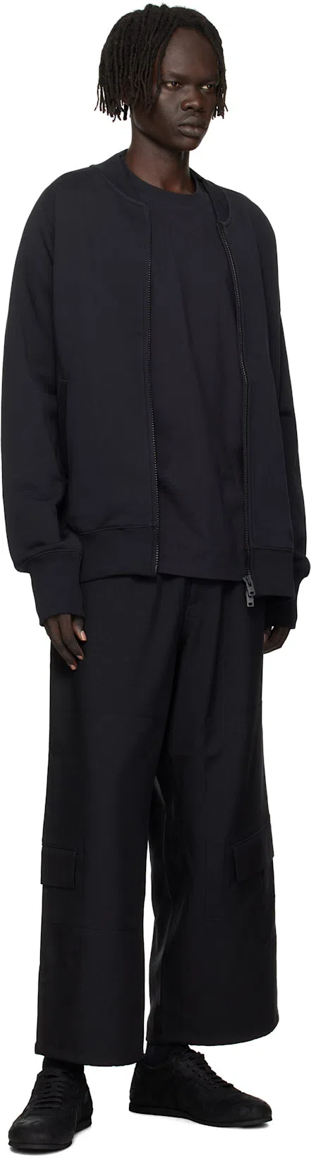 Y-3 M Wo Ss Tee In Black