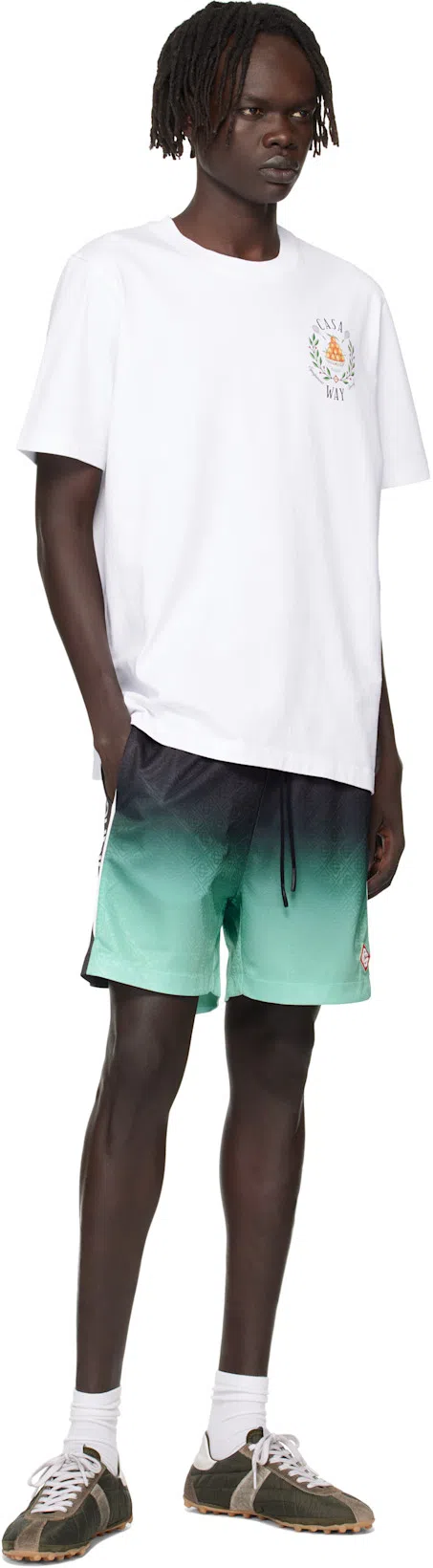 CASABLANCA Casa Way Mountain Printed T-shirt In Black